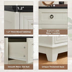 Joaxswe Farmhouse 4 Drawer Dresser - Image 6