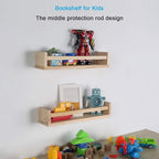 JORIKCHUO Nursery Book Shelves, Kitchen Spice Rack, or Rustic Wall Mounted - Image 6