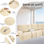 100% Waterproof Sectional Recliner Couch Covers - Image 5