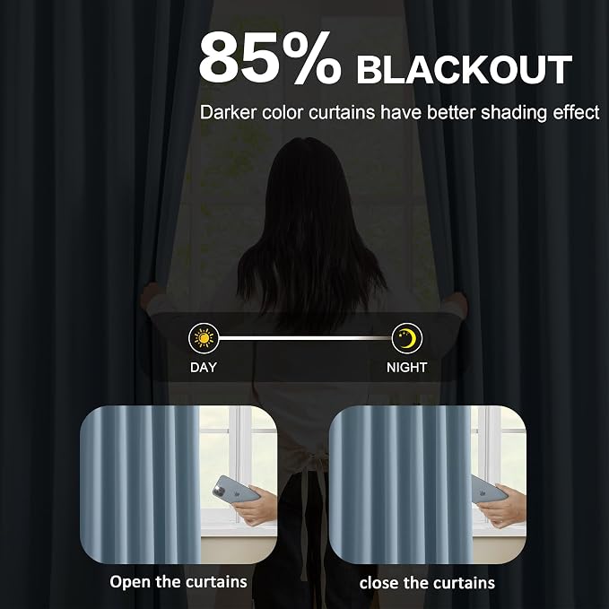 Pinch Pleated Blackout Curtain Drapes - Image 3
