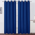 Blackout Curtains 66 x 84 inch/Royal Blue Curtains Set of 2 Panels/Thermal by Lemomo