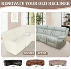 ALIECOM 100% Waterproof Recliner Sectional Couch Covers L Shape Stretch Corner - Image 7