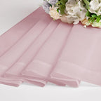 Chyhomenyc Sheer Blush Pink Curtains 90 inches Long 2 Panels, Light Filtering - Image 3