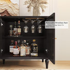ARTPOWER 58'' Mid-Century Modern Buffet Storage Cabinet - Image 6