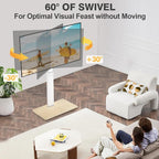 TV Floor Stand for 32-75 Inch Plasma LCD LED OLED Flat Panel or Curved Screen - Image 3
