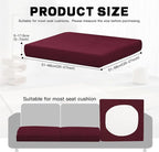 8Pcs Outdoor Cushion Covers, Elastic Patio Cushion Covers | Washable, - Image 2