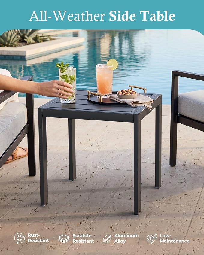 Ciokea Foldable Outdoor Lounge Chair Set of 2 - Image 8
