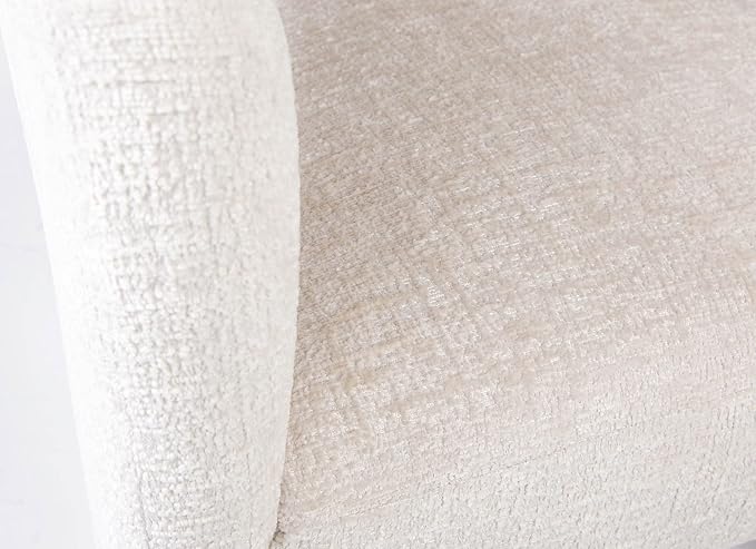 Jofran Gwen Jacquard Upholstered Accent Chair, Modern Luxury Plush Sculptural - Image 5