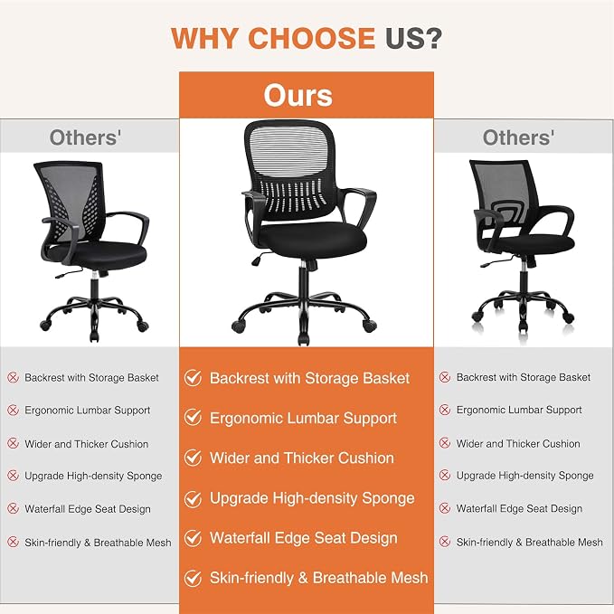 Sweetcrispy Home Office Managerial Executive Chair - Image 6