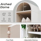 IFGET 67" Tall Arched Bookshelf, 8 Tiers Arch Bookcase - Image 3
