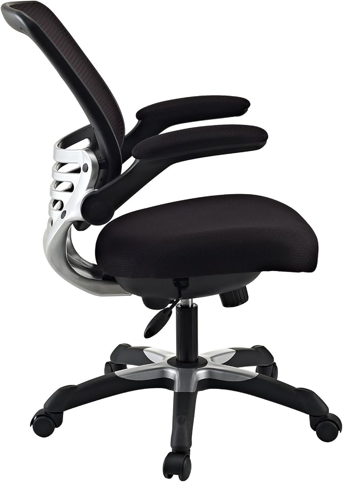 Modway Edge Mesh Back and Mesh Seat Office Chair In Black - Image 5