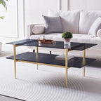 LumFurn Rectangle Coffee Table for Living Room, Mid-Century Modern Design - Image 3