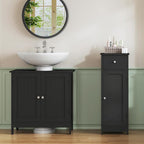 Iwell Bathroom Storage Cabinet, Small Bathroom Floor Cabinet - Image 4