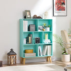 LEYAOYAO 7 Cube Bookshelf 3-Tier Bookcase - Image 10