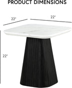 Furniture of America Coraly Modern 22-inch Square End Table - Image 2