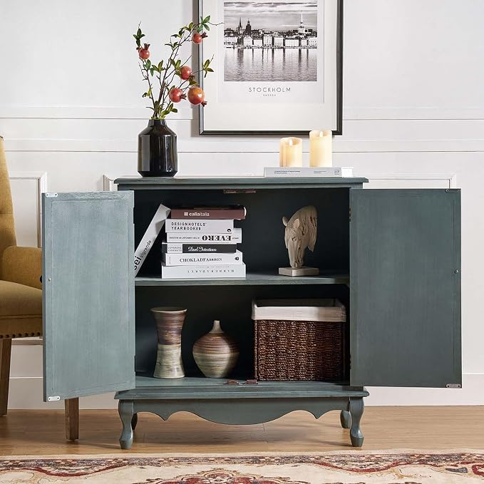 HULALA HOME Antique Accent Cabinet - Image 3