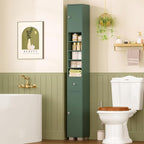 TEENFON Bathroom Cabinet, Narrow Bathroom Storage Cabinet by TEENFON
