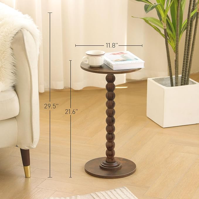 Fultyle Round Side Table, Small Drink Table - Image 2