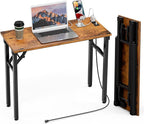 TEMI Small Computer Desk Folding Table by TEMI