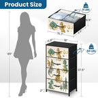 Dresser for Bedroom Dresser for Closet Dragon Baby Animals Watercolor Dressers - Image 3
