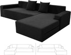 ZNSAYOTX Sectional Couch Covers, Stretch Jacquard Slipcovers by ZNSAYOTX