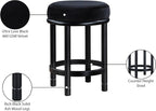 Meridian Furniture 977Black-C Monette Collection Art Deco Counter Stool - Image 7