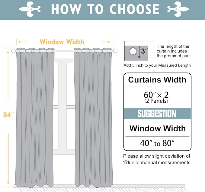 ChrisDowa White 100% Blackout Curtains - Image 6