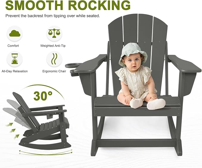 Plastic Adirondack Chair - Image 6