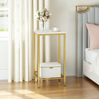 HOOBRO Tall Side Table, Industrial End Telephone Table - Image 5