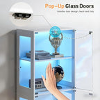 Lamtor Display Cabinet with Glass Doors - Image 4