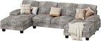 JUMMICO Sectional Couches for Living Room, U Shaped Couch - Image 7