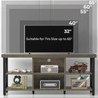 GreenForest TV Stand for TV up to 65 inches, Entertainment Center - Image 4