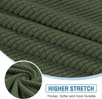 H.VERSAILTEX Sectional Couch Covers 3 Pieces Sofa Seat Cushion Covers L Shape - Image 4