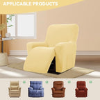 Cupuamon Recliner Chair Covers, Lazy Boy Recliner Covers Stretch Reclining - Image 5