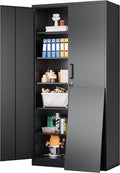 SISESOL Wide & Deep Metal Storage Cabinet by SISESOL