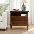 HULALA HOME Farmhouse End Table by HULALAHOME