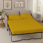 Sleeper Sofa Bed Sheet, 100% Cotton 400 Thread Count, 4 Piece Set, Deep Pocket - Image 5