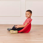 ECR4Kids Plastic Leaf Scoop Floor Rocker Seat, Classroom Furniture - Image 7