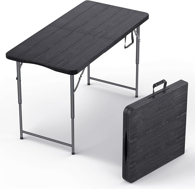 4 Feet Foldable Table Adjustable Height by OurModernSpace