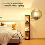 SUNMORY Floor Lamp with Shelves, Modern Square Standing Lamp with 3 Color - Image 3