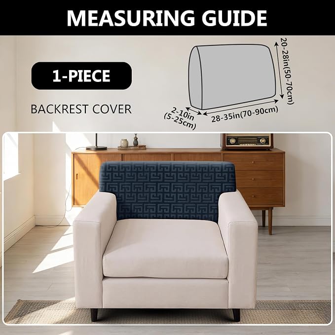 UNBBRRL Stretch Couch Backrest Cushion Cover - Image 2