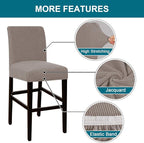 Turquoize Stretch Bar Stool Cover Counter Stool Pub Chair Slipcover - Image 4