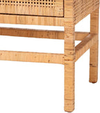 Bali & pari Vivan Natural Rattan Storage Cabinet - Image 8
