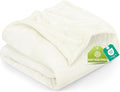 Utopia Bedding Ultra Soft Fleece Bed Blanket Queen Size Ivory | Microfiber by UTOPIABEDDING