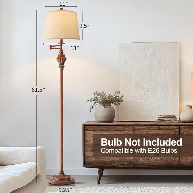 G-SAFAVA 61" Vintage Floor Lamp - Image 6