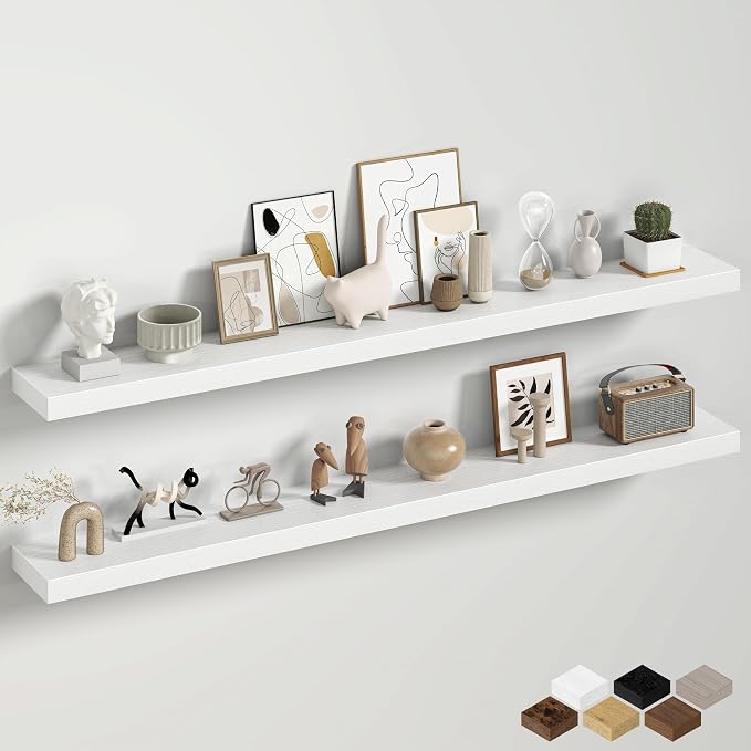 Fun Memories 55 Inch Floating Shelves by FunMemories