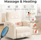 Oversized Power Recliner Chair Swivel Glider - Image 5