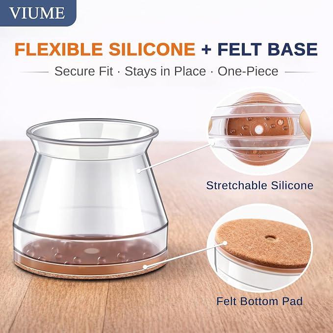 32 Pcs Chair Leg Floor Protectors - Image 8