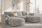 EASE MOOSE Oversized Modular Sectional Sofa, Extra Large U Shape Sectional - Image 4