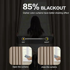 Pinch Pleated Window Curtain Panels 94 Inches Long Light Blocking Solid Custom - Image 3